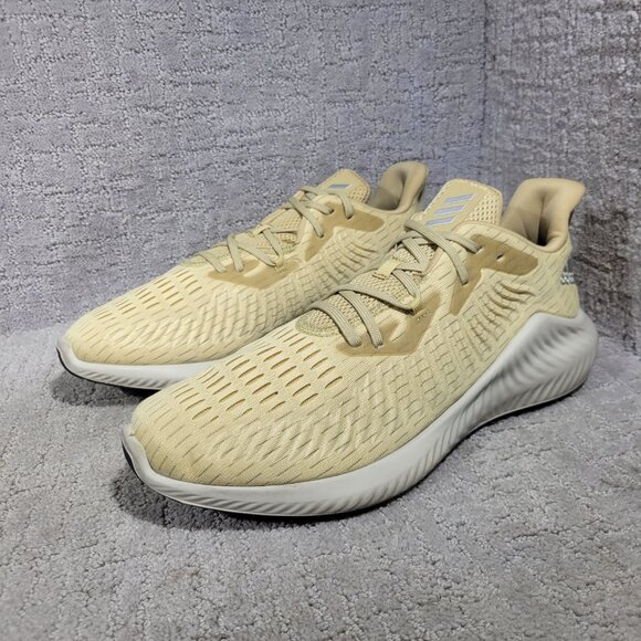 Adidas AlphaBounce Plus U Men's Size 14 US Sandstone Beige Athletic Shoes EF1227 - Picture 1 of 12